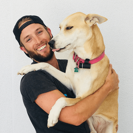 Beau with his dog