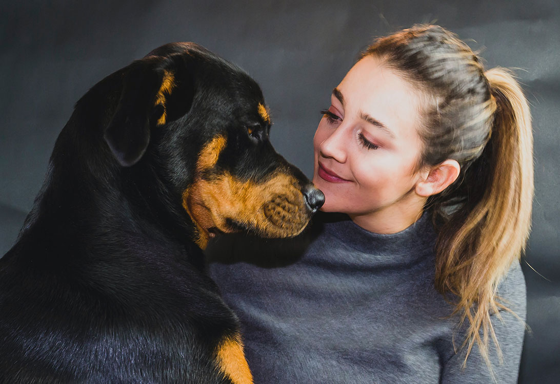 rottie-and-parent