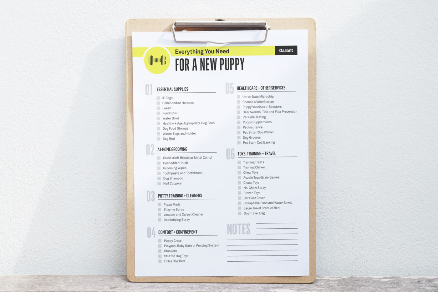 Ultimate New Puppy Checklist