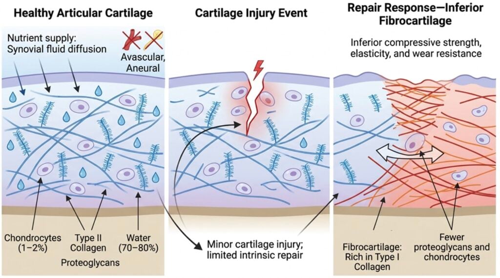 Pathophysiology of Cartilage Damage
